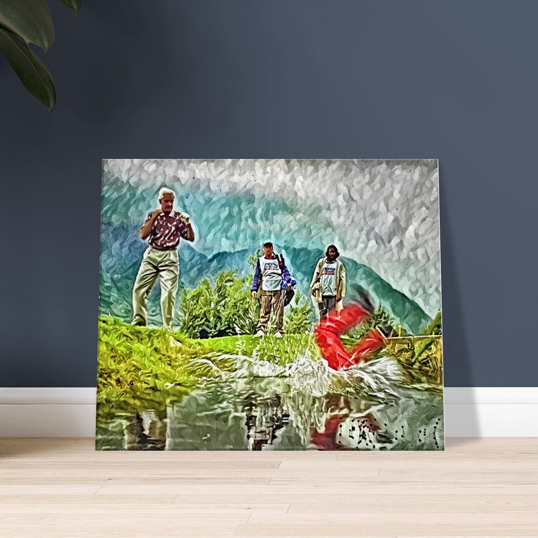 happy gilmore vs bob barker happy gilmore golf wall art