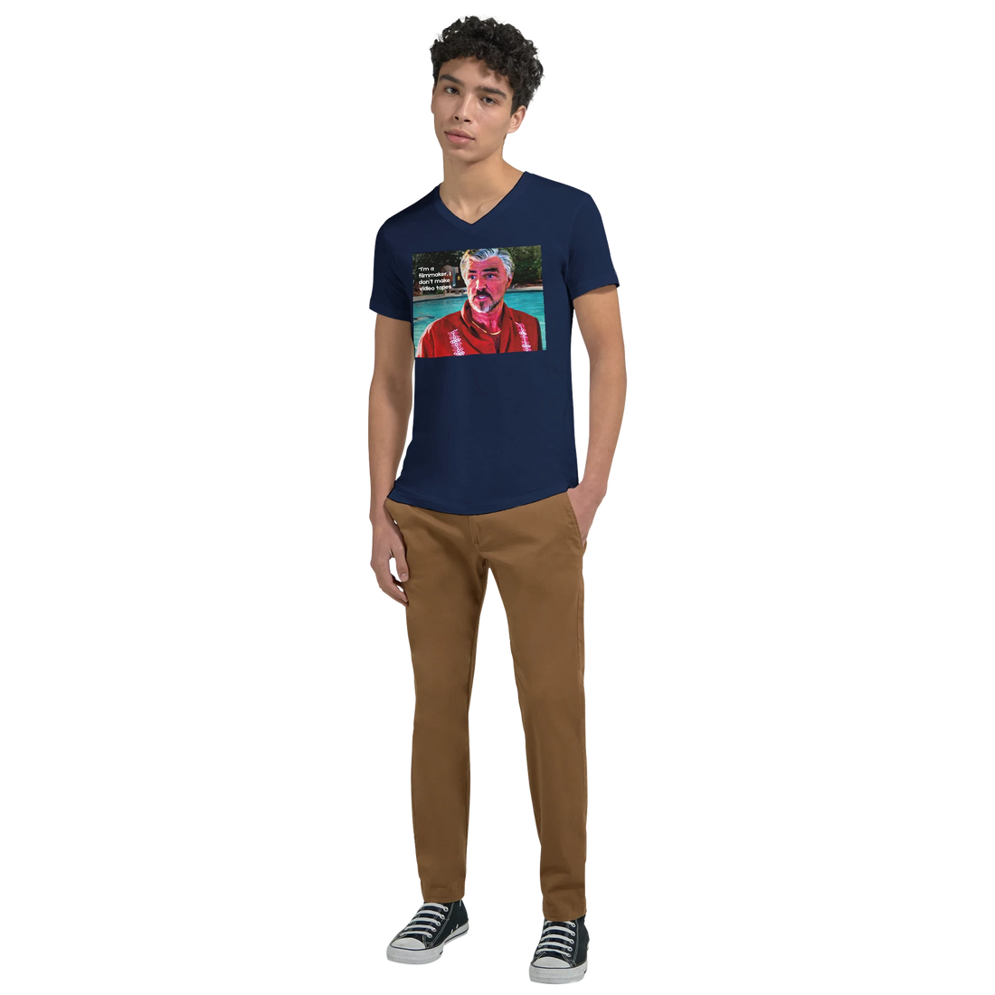 I'm a Filmmaker Jack Horner Boogie Nights t-shirt styled with golf accessories