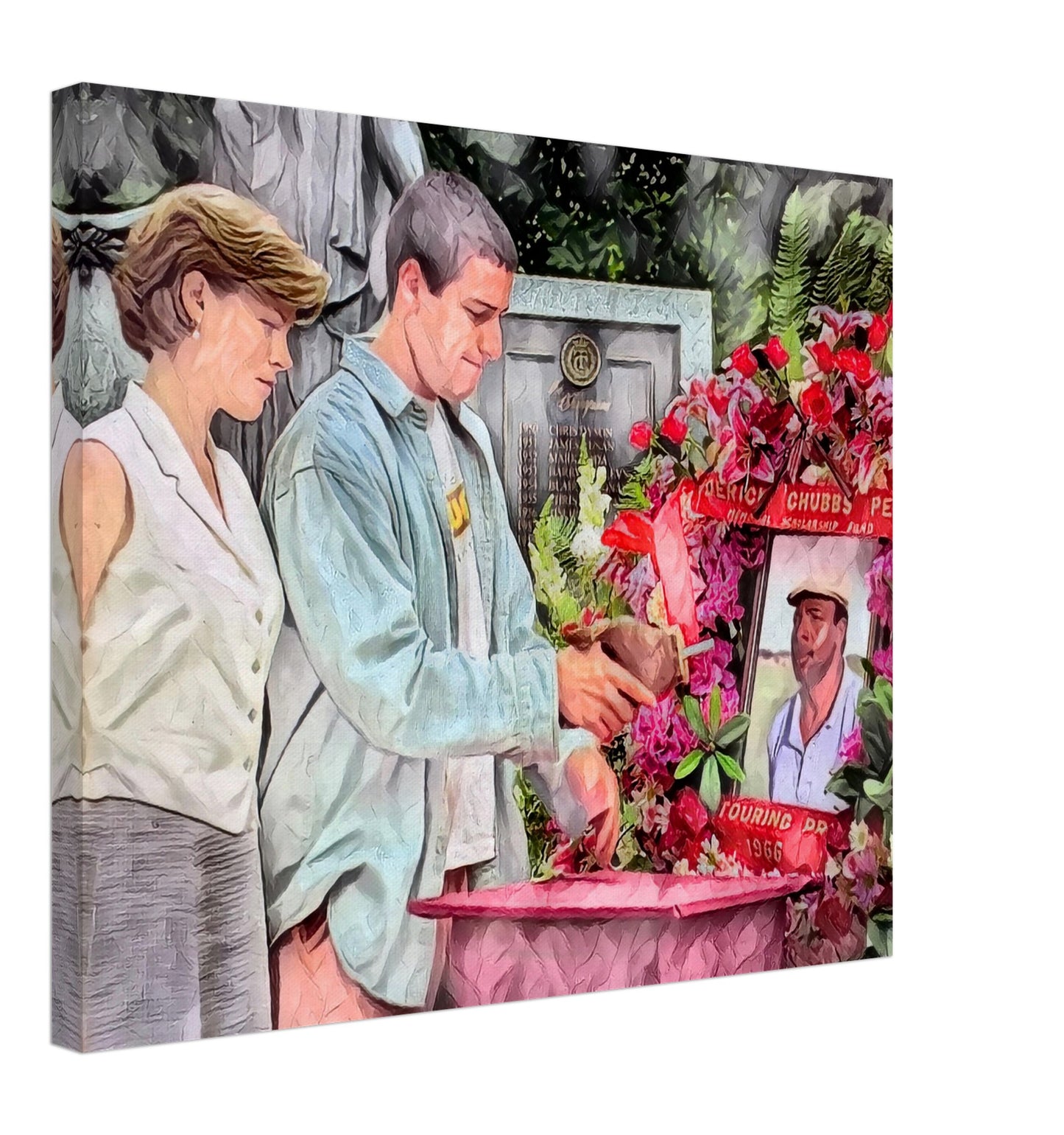 Chubbs Peterson's Funeral - Happy Gilmore - Oil on Canvas Print