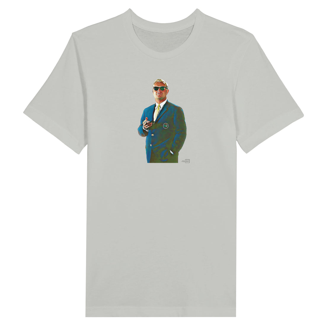 Jack Nicklaus with a cigarette during the 1967 Masters golf t-shirt