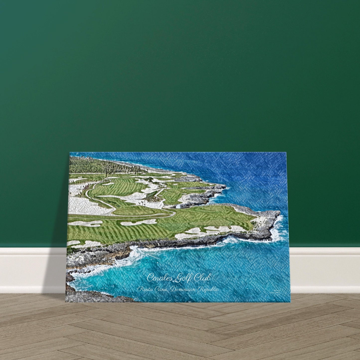 Corales Golf Club - Aerial Photo  - Canvas