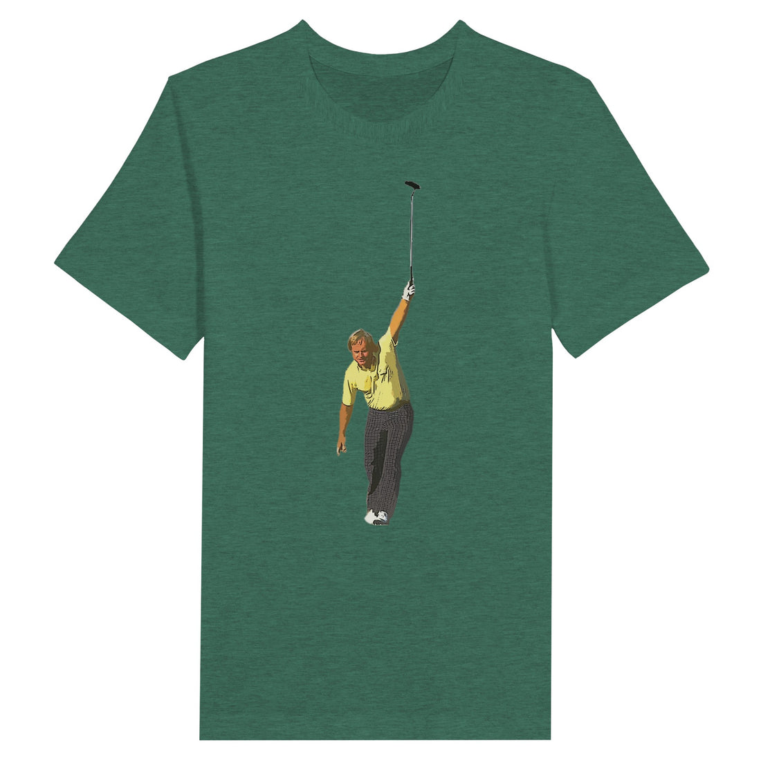 Jack Nicklaus '86 Masters t-shirt displayed on a hanger
