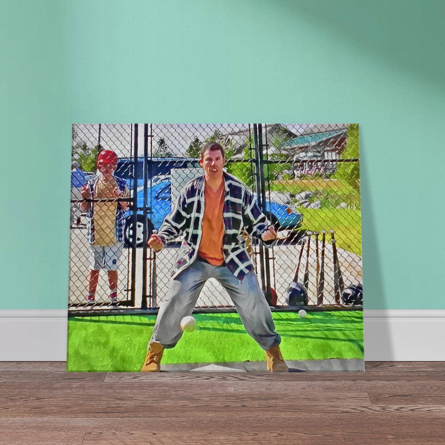 Only 364 Days Until Next Hockey Season - Happy Gilmore - Oil on Canvas Print