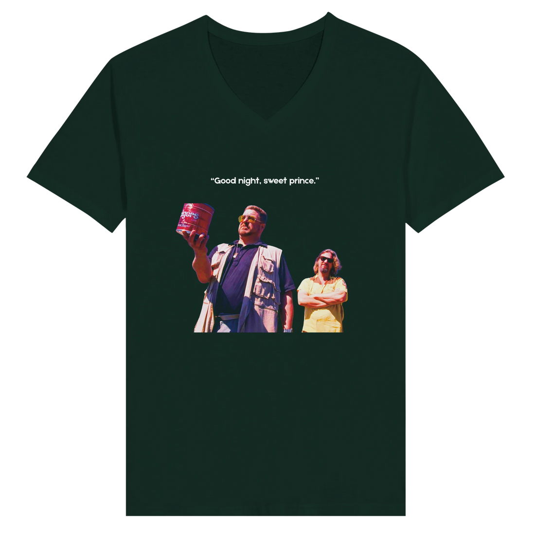 The Big Lebowski inspired t-shirt featuring Walter and The Dude's eulogy for Donnie Golf T-Shirt