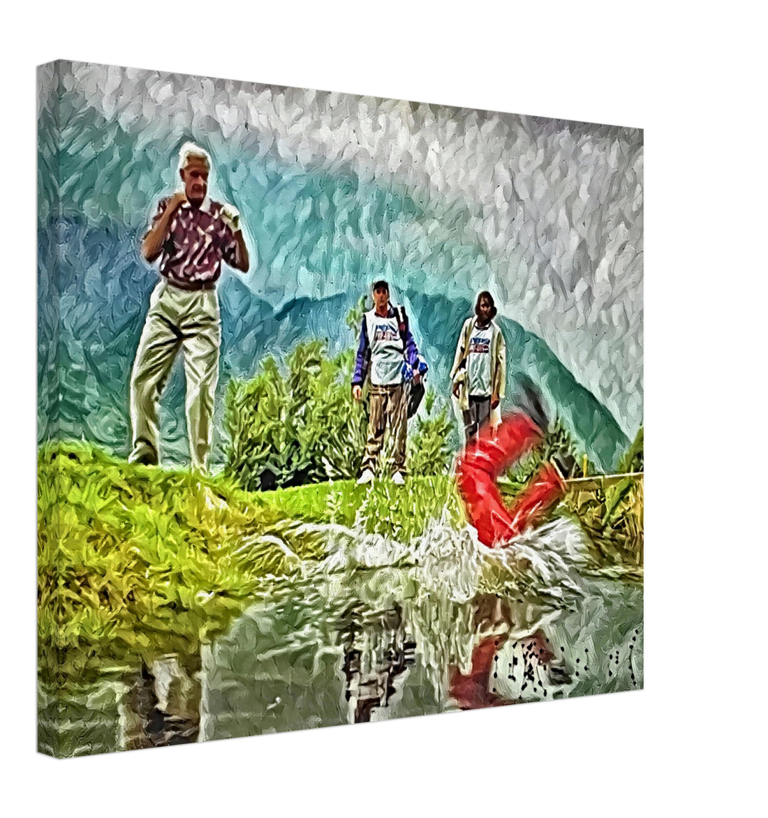 happy gilmore vs bob barker happy gilmore golf wall art