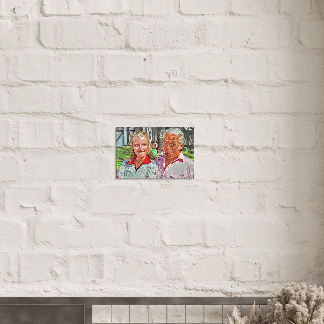 Lacey Underall and Judge Smails in action Caddyshack golf wall art