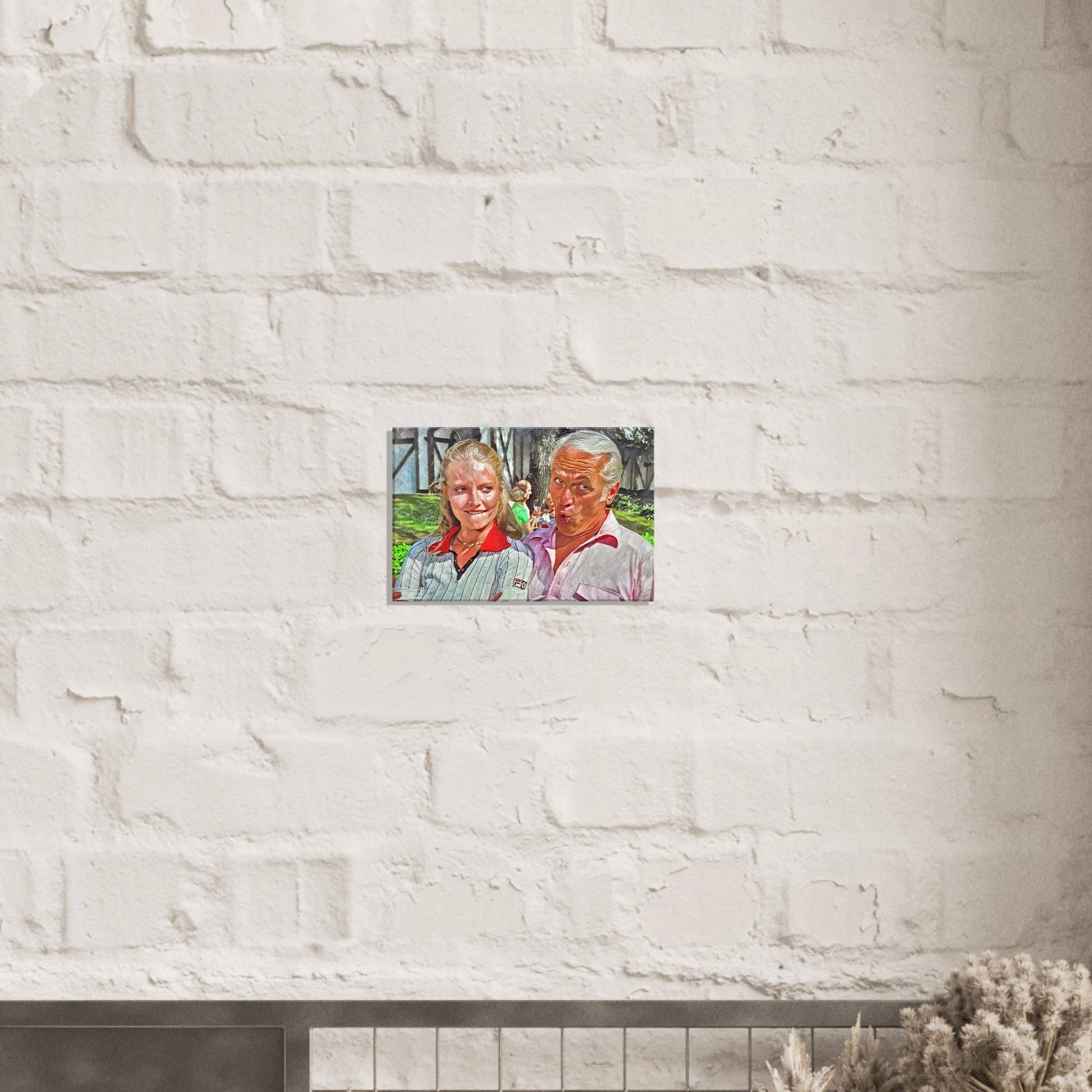 Lacey Underall and Judge Smails in action Caddyshack golf wall art
