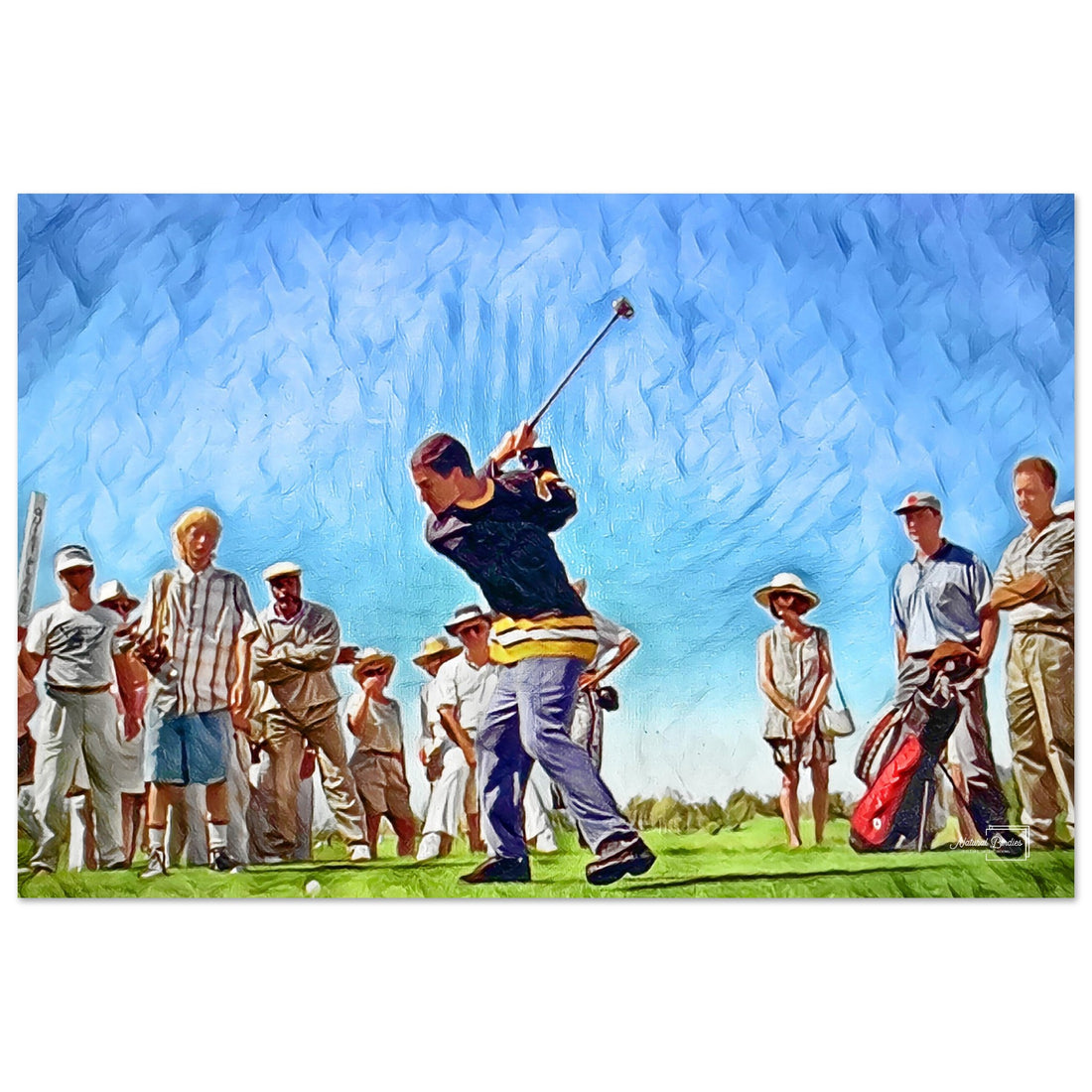 Happy Gilmore 400 yard drive Happy Gilmore Golf Wall Art