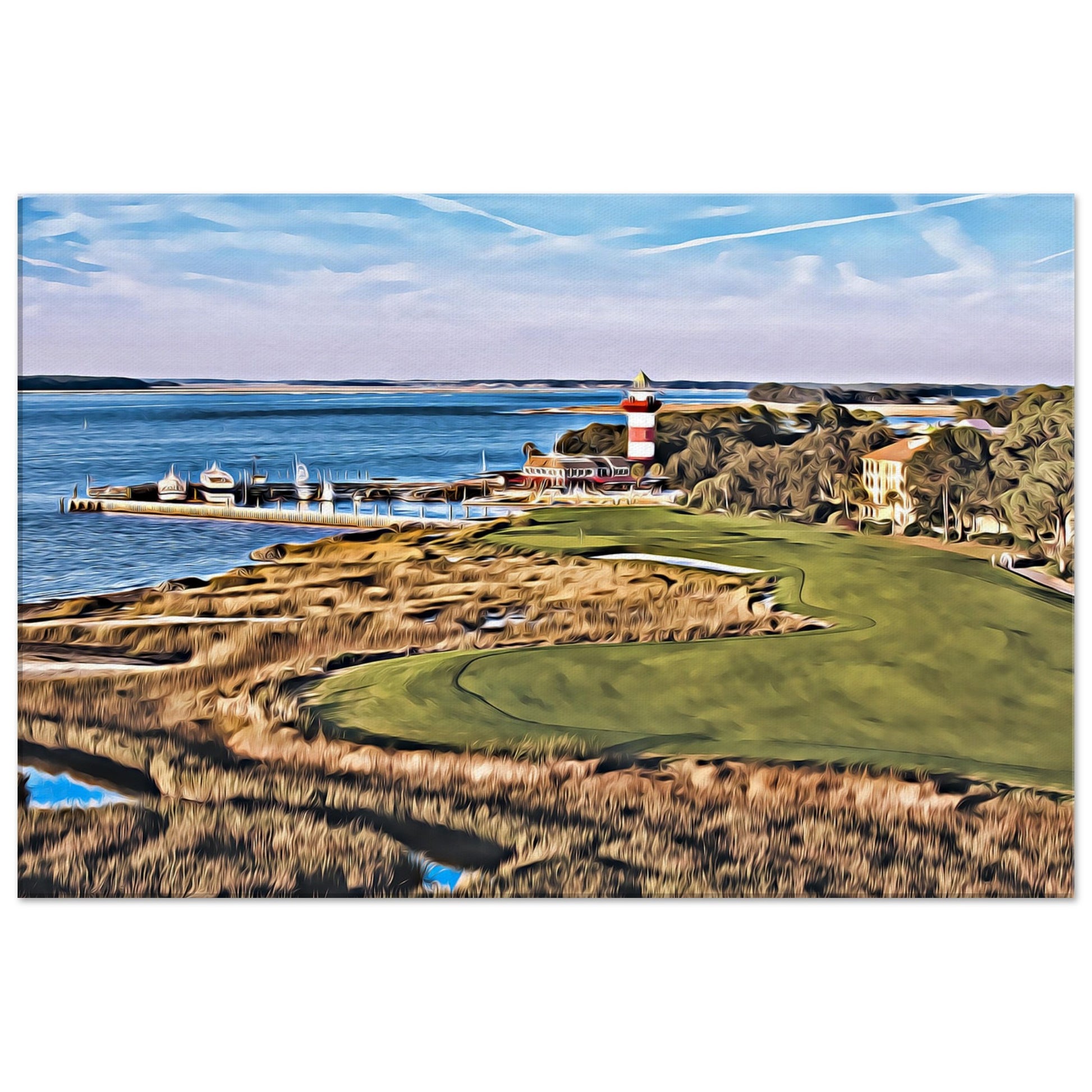 Harbour Town Golf Links 18th hole canvas art