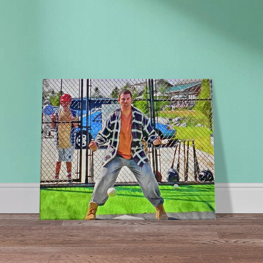 Only 364 Days Until Next Hockey Season - Happy Gilmore - Oil on Canvas Print