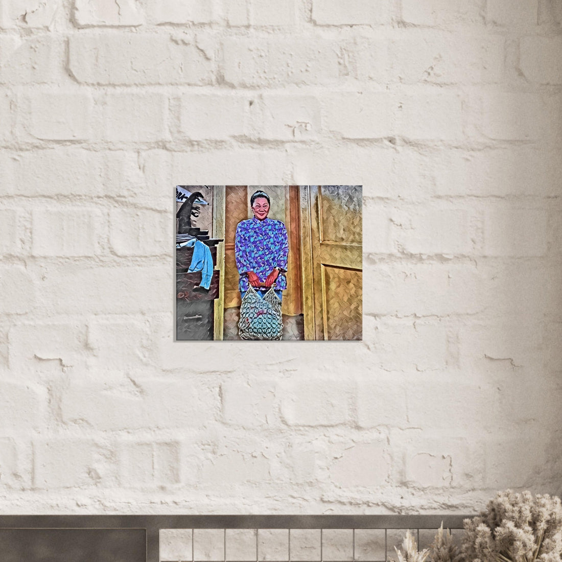 A fun interaction between Happy Gilmore and a friend on the golf course - Happy Gilmore oil on canvas print