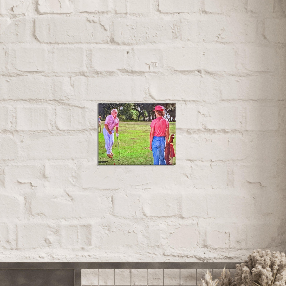 Smails in classic Caddyshack golf moment wall art