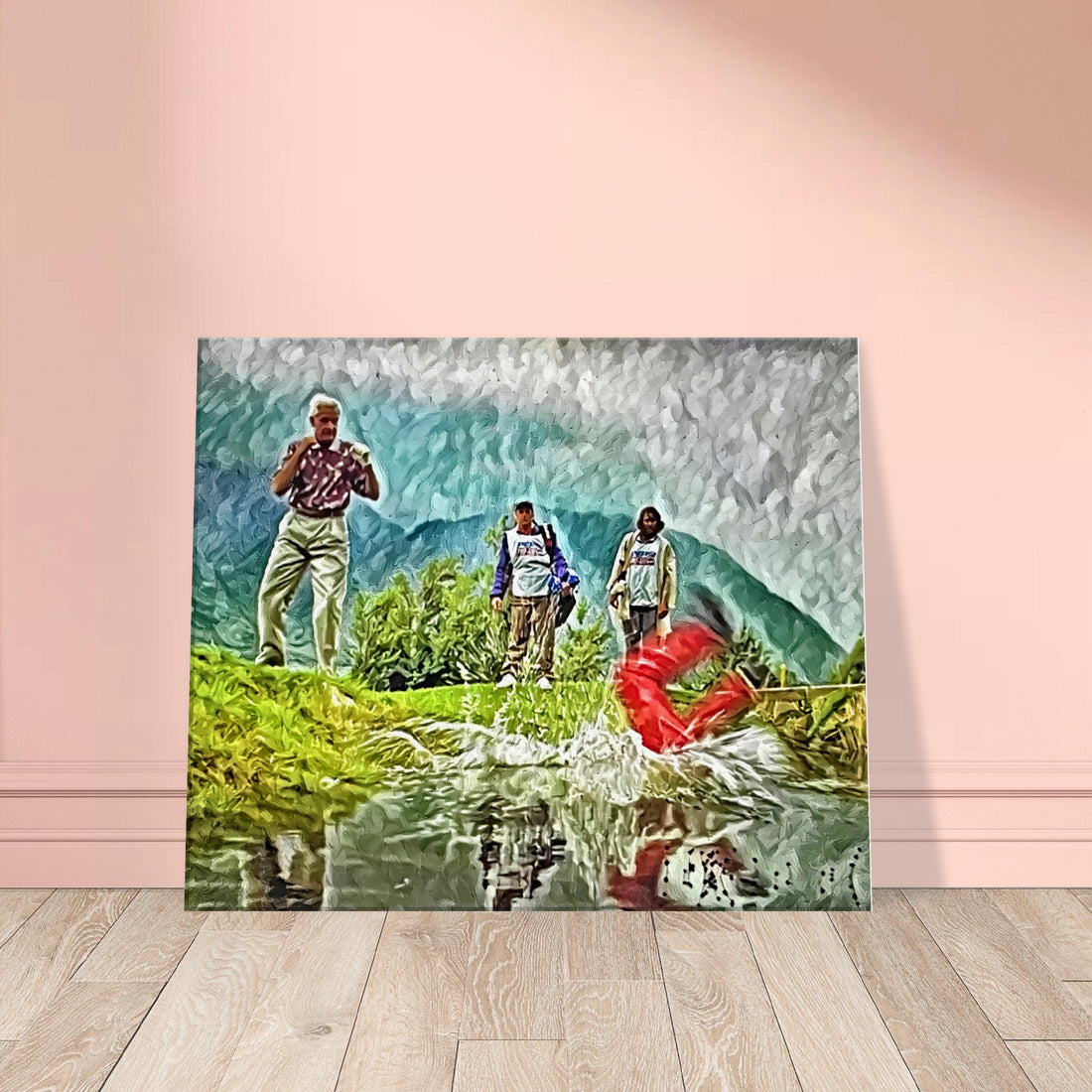 happy gilmore vs bob barker happy gilmore golf wall art