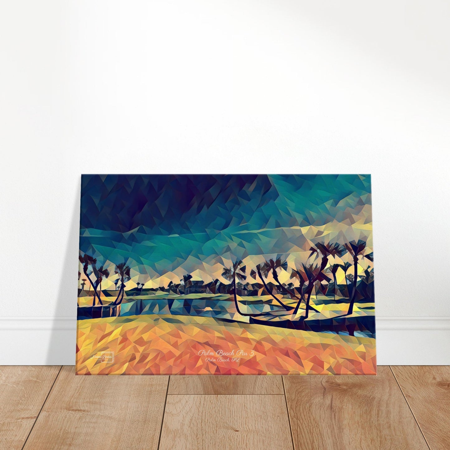 Palm Beach Par 3 - Golf Wall Art Canvas Print