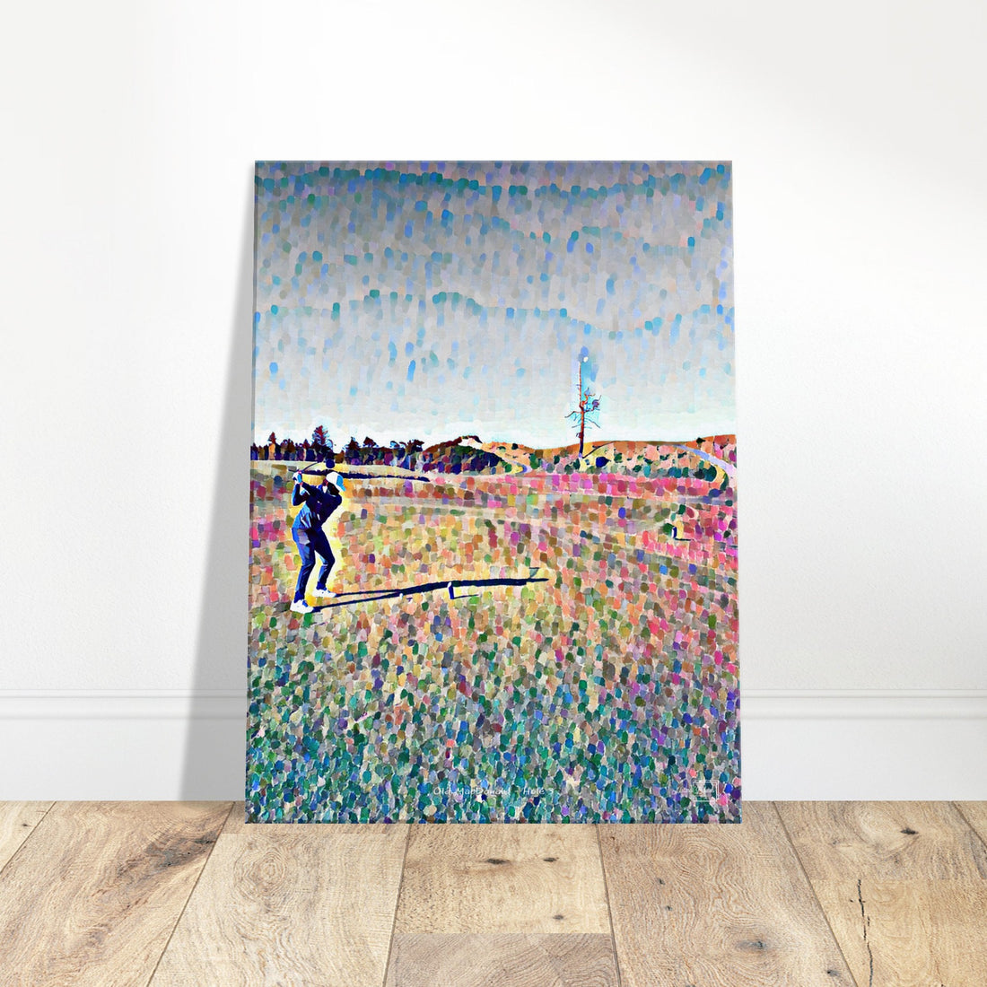 Art print featuring the Ghost Tree at Bandon Dunes hole 3