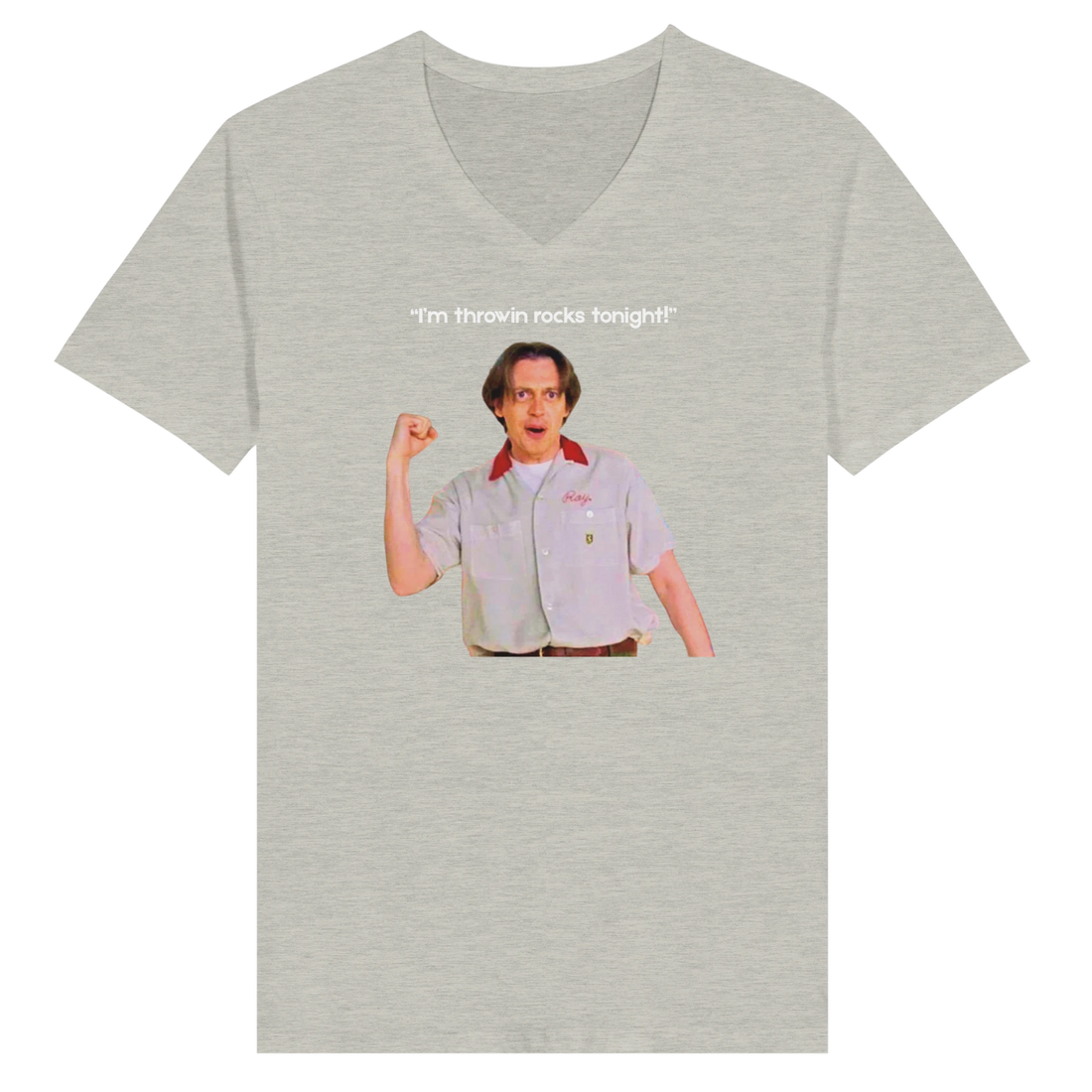 Full view of Donnie Big Lebowski throwing rocks tonight golf t-shirt