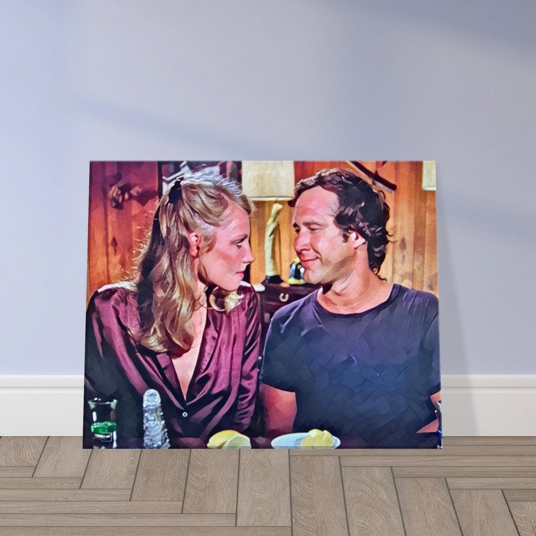 Golf-themed decor from Caddyshack featuring Ty Webb's house wall art