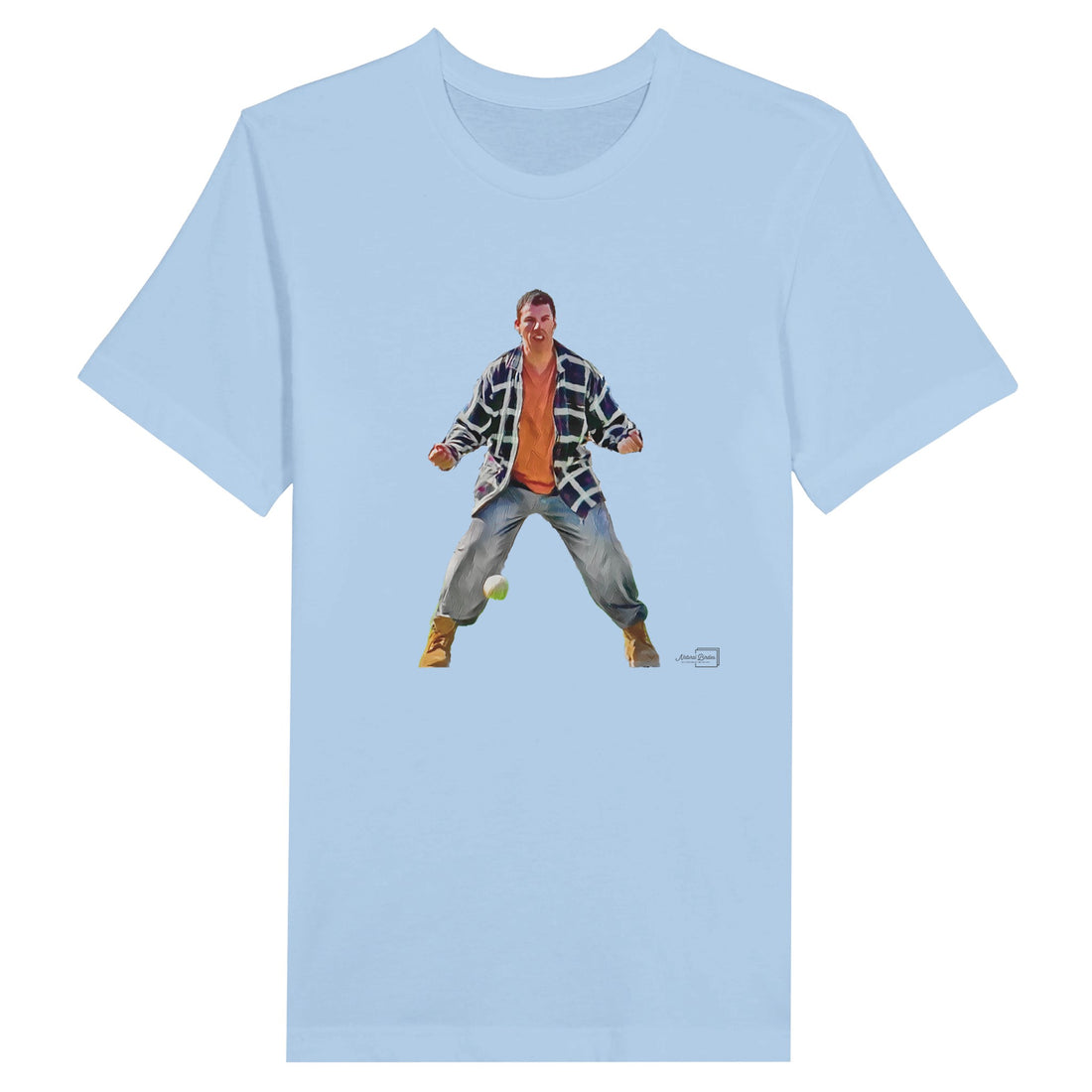 Happy Gilmore shirt - yellow hockey season tee front view