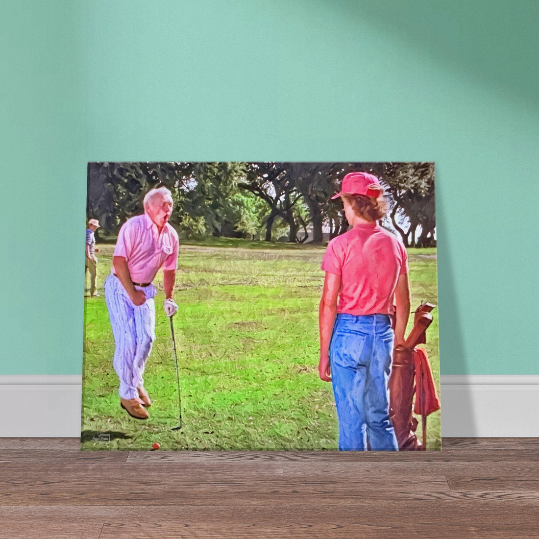 Smails takes a shot Caddyshack golf wall art