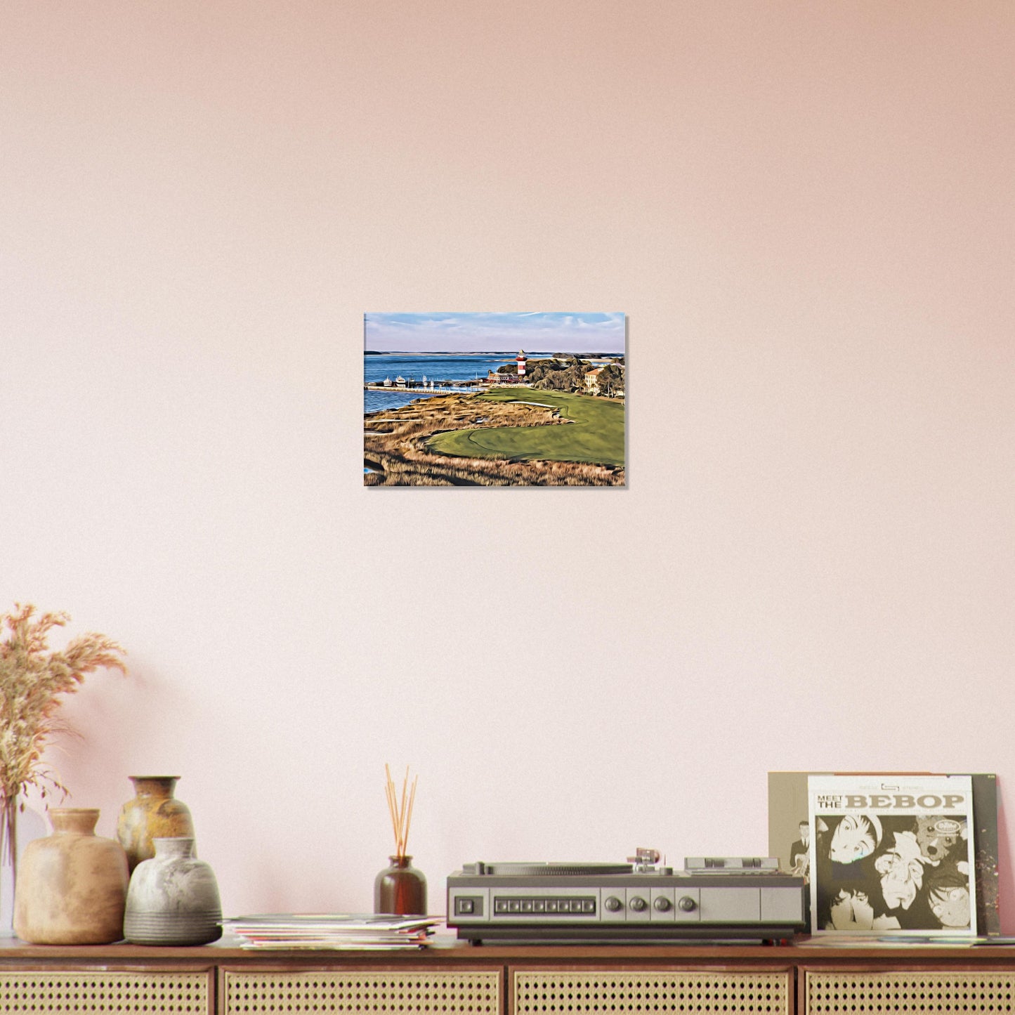 Harbour Town Golf Links 18th hole artwork canvas