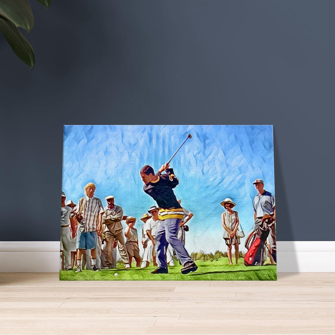 Happy Gilmore inspired oil painting print on canvas