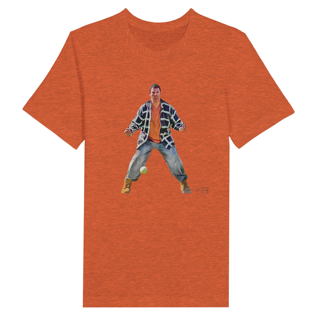 Happy Gilmore shirt side profile fit