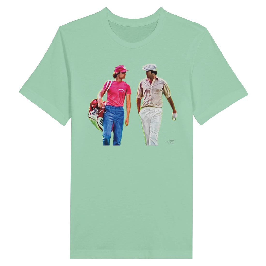 Do You Take Drugs Danny? Caddyshack Golf T-Shirt Close-Up Of Design