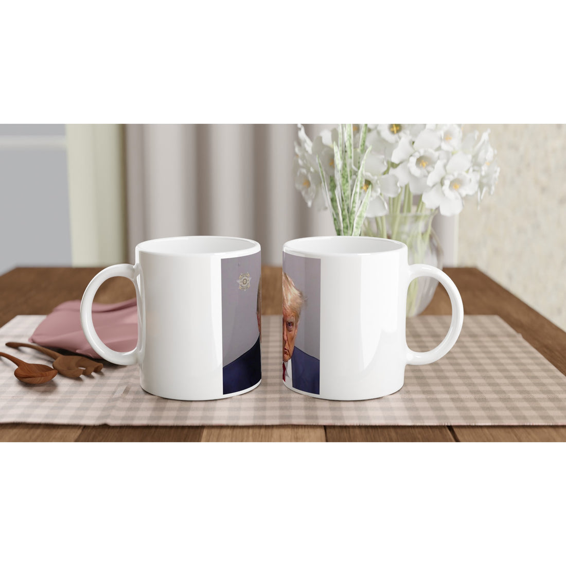 trump mug shot coffee mug
