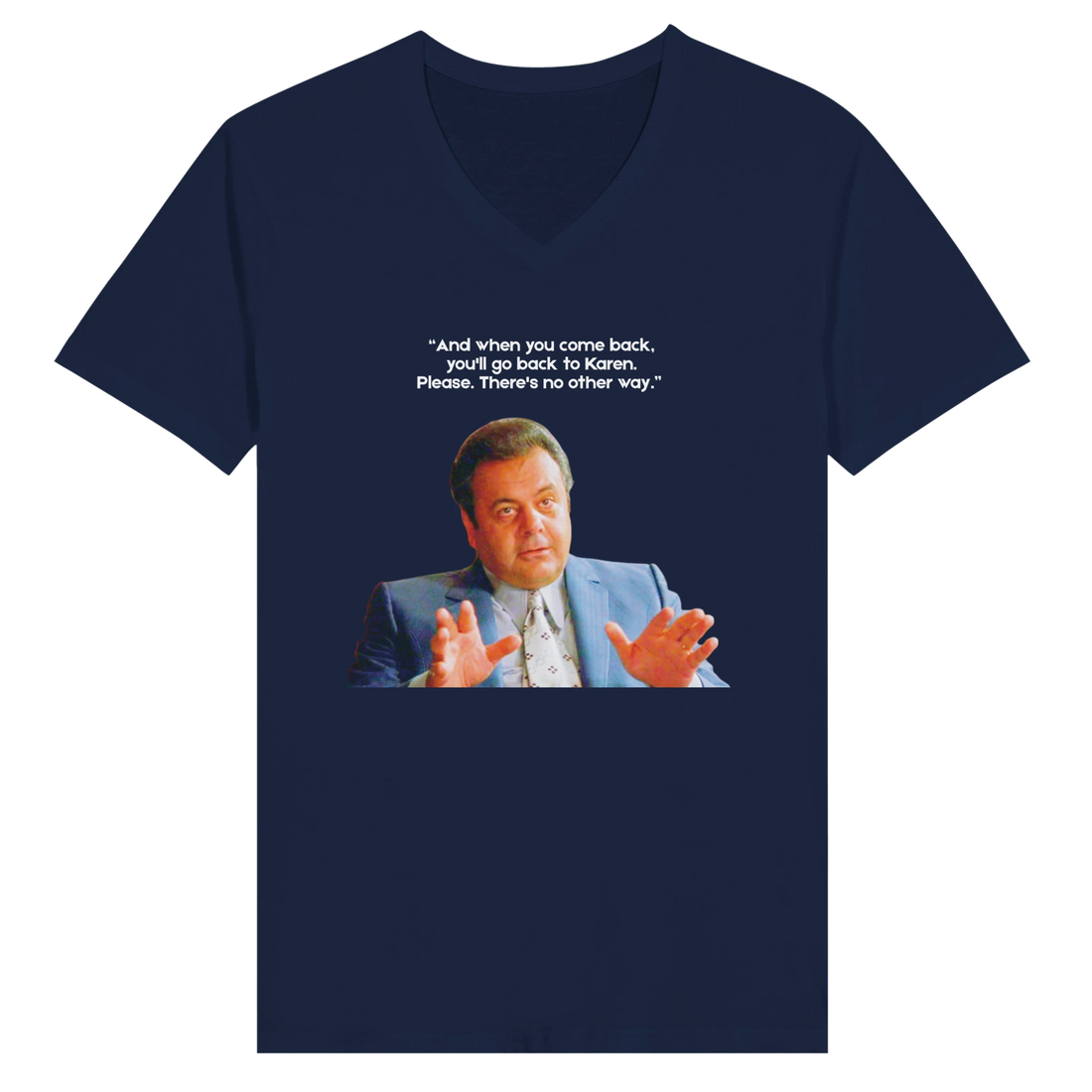 Paulie and Henry discussing Karen Goodfellas t-shirt