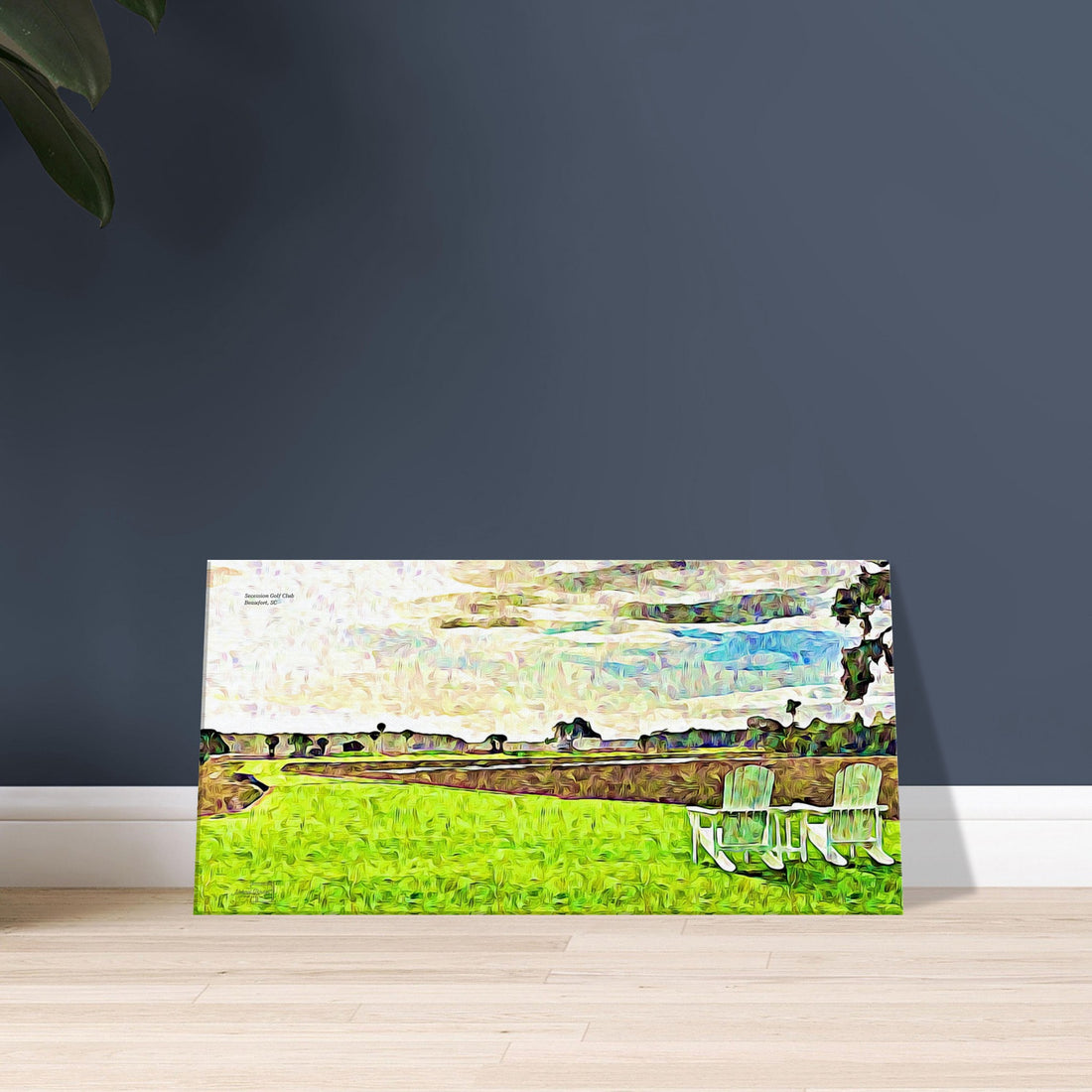 Secession Golf Club canvas print of oil painting