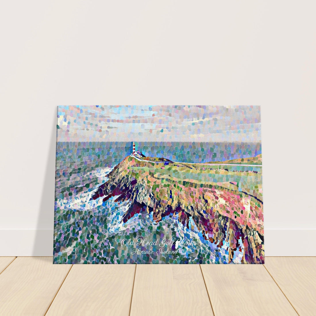 old head golf links ireland golf course art print