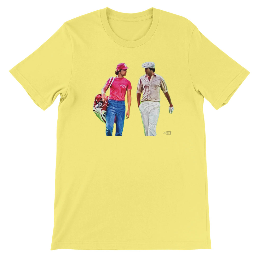 Do You Take Drugs Danny? Caddyshack Golf T-Shirt Displayed Outdoors