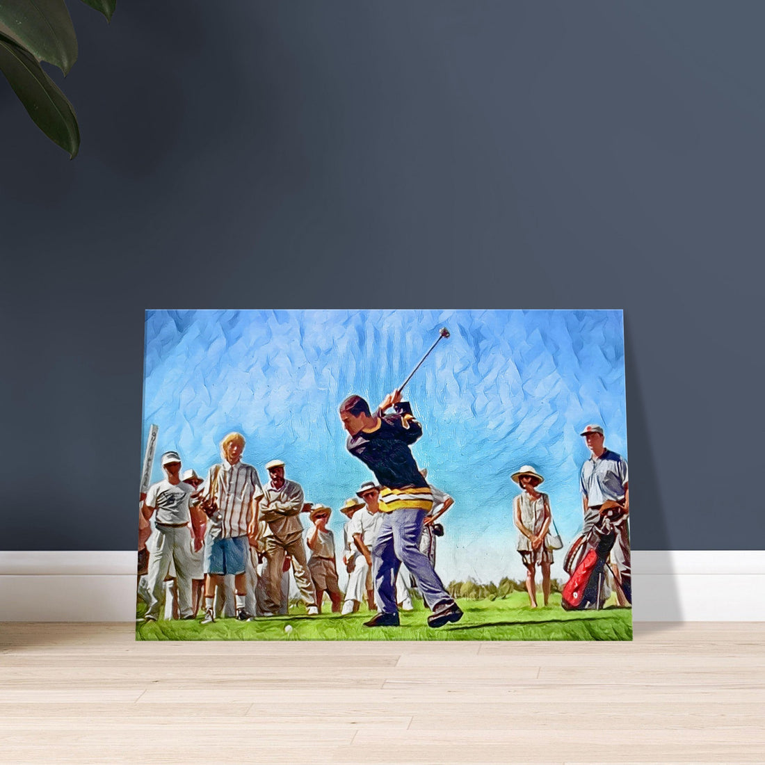 Hole in One scene from Happy Gilmore golf wall art print