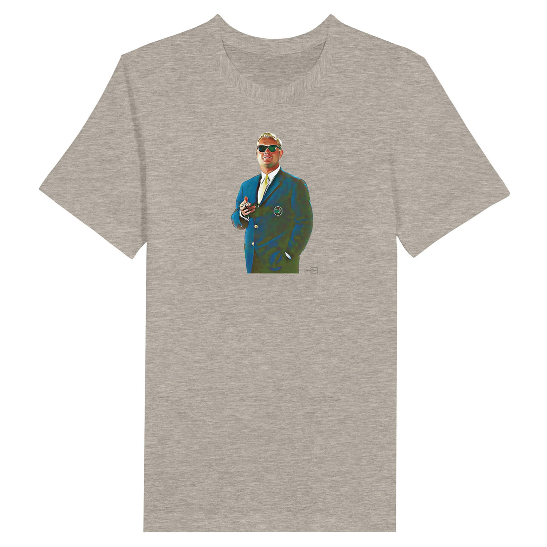 Jack Nicklaus enjoying a cigarette at the 1967 Masters golf t-shirt