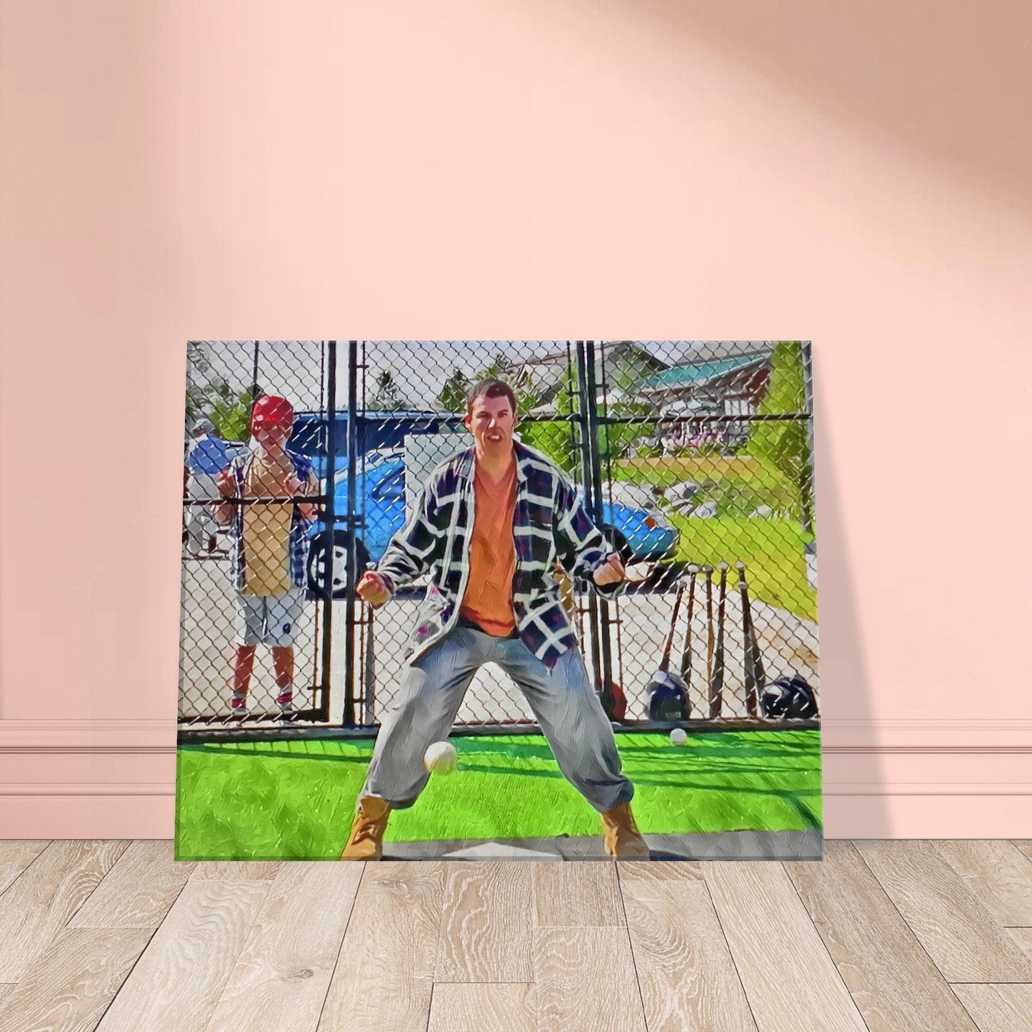 Only 364 Days Until Next Hockey Season - Happy Gilmore - Oil on Canvas Print